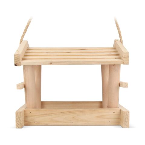 Vogelfutterhaus aus Holz FSC Natur | ohne Werbeanbringung | Nicht verfügbar | Nicht verfügbar | Nicht verfügbar