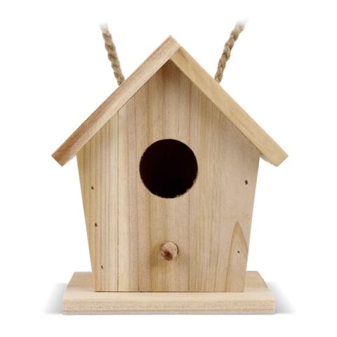 Kleines Vogelhäuschen aus FSC-Holz Natur