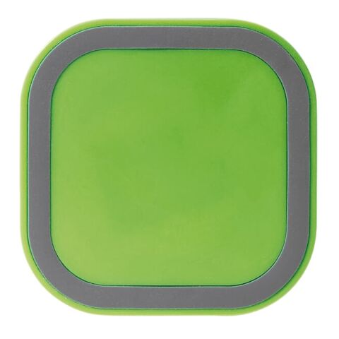 Kabellose Ladestation 5W Hellgrün | ohne Werbeanbringung | Nicht verfügbar | Nicht verfügbar | Nicht verfügbar