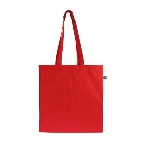 Tasche Fairtrade 140g 38x10x42 Rot / Weiß | ohne Werbeanbringung | Nicht verfügbar | Nicht verfügbar | Nicht verfügbar