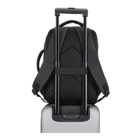 PU Osaka Laptop-Rucksack 30 x 14 x 42 cm 15 l schwarz | ohne Werbeanbringung | Nicht verfügbar | Nicht verfügbar