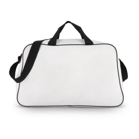 R-PET 600D Sport- und Reisetasche 48 x 25 x 28 cm 30 l Weiss-Schwarz