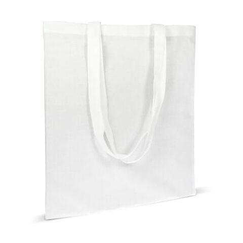 Tasche Bio-Baumwolle Farbe lang 140g/m² 38x42 cm Weiss | ohne Werbeanbringung | Nicht verfügbar | Nicht verfügbar