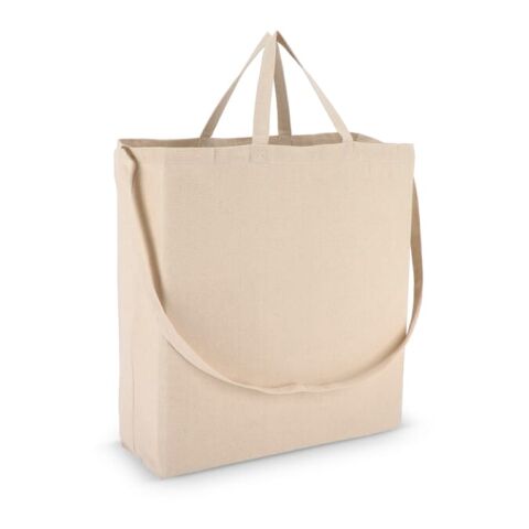 Tragetasche aus Baumwolle OEKO-TEX® 40 x 13 x 44cm 220g/m² Ecru