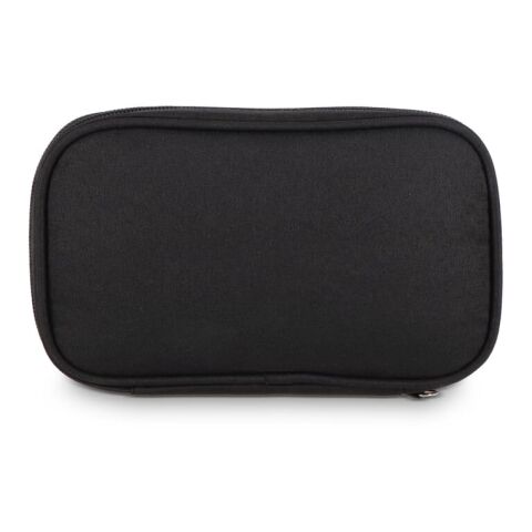 rPET 300D Kora Organizer-Tasche Schwarz | ohne Werbeanbringung | Nicht verfügbar | Nicht verfügbar