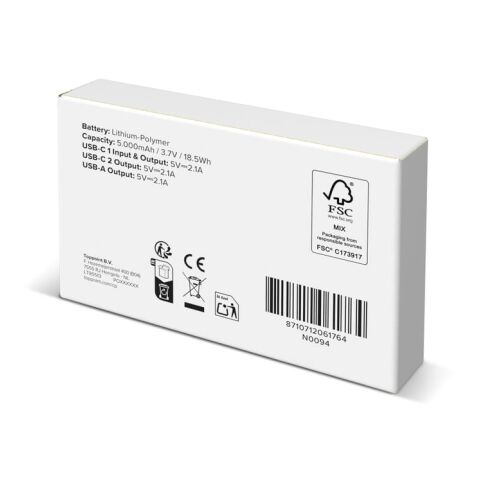 Powerbank Bamboo 5000 mAh Natur