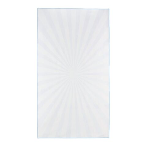 R-PET-Schnelltrocknungs-Strandtuch 100 × 180 cm, Sublimationsdruck Blau Weiss | ohne Werbeanbringung | Nicht verfügbar | Nicht verfügbar
