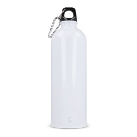 R-Edelstahl einwandige Flasche mit Karabiner 750ml Weiss | ohne Werbeanbringung | Nicht verfügbar | Nicht verfügbar