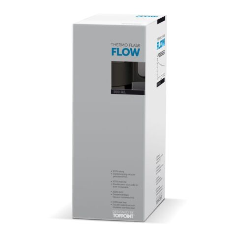 Isolierflasche mit Becher 500ml schwarz | 1-farbiger UV-Druck | gegenüber vom Henkel | 60 mm x 50 mm | Nicht verfügbar