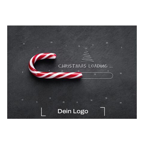 Classic Wand-/Tisch-Adventskalender – personalisierbares STANDARDMOTIV weiß | Christmas Loading