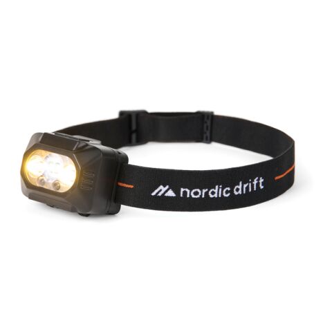 Nordic Drift Everest High-Performance Stirnlampe Dual-Power schwarz