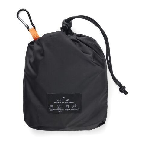 Nordic Drift wasserabweisende GRS Picknickdecke schwarz