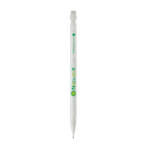 BIC® Matic® Druckbleistifit weiß | 1-farbiger Siebdruck | Schaft-Clipverlängerung | 20.00 mm x 42.00 mm