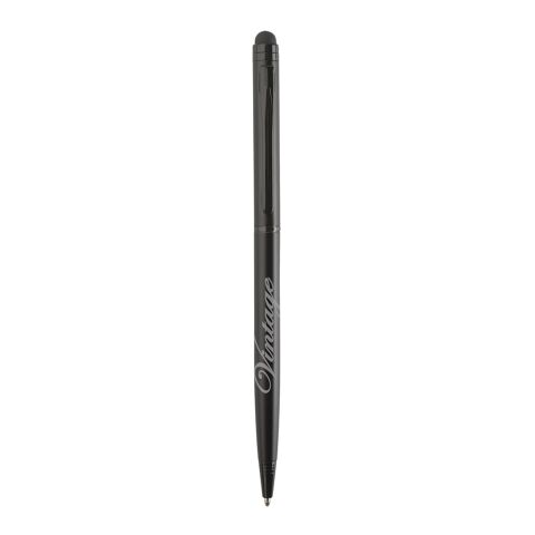 Sleek Stylus Executive Kugelschreiber schwarz | 1-farbiger Siebdruck | Schaft-Clipverlängerung | 15.00 mm x 38.00 mm