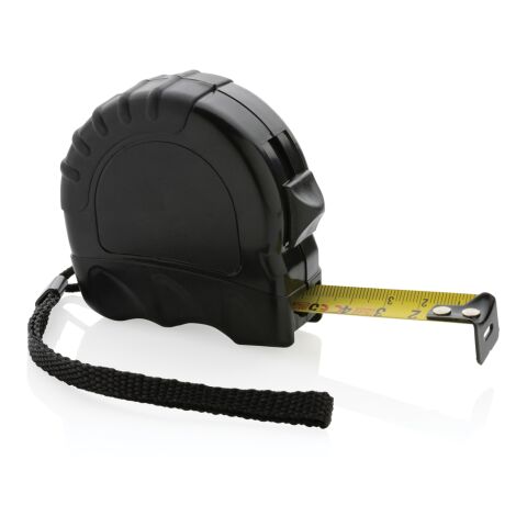 5m/19mm Maßband aus RCS recyceltem Kunststoff schwarz | ohne Werbeanbringung | Nicht verfügbar | Nicht verfügbar