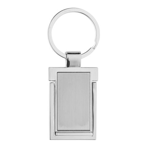 Schlüsselanhänger&amp;Telefonständer aus RCS rec. Zinklegierung silber | ohne Werbeanbringung | Nicht verfügbar | Nicht verfügbar