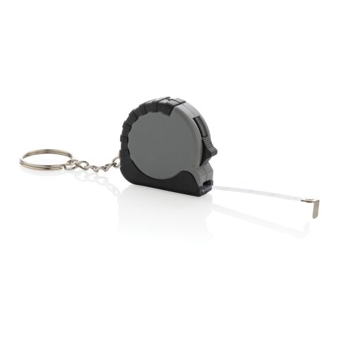 MeasureMate 1m Schlüsselband aus RCS recyceltem ABS grau | ohne Werbeanbringung | Nicht verfügbar | Nicht verfügbar