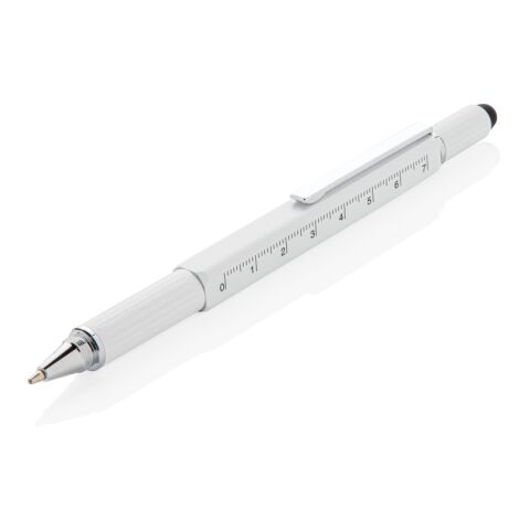 5-in-1 Tool-Stift weiß | ohne Werbeanbringung | Nicht verfügbar | Nicht verfügbar | Nicht verfügbar