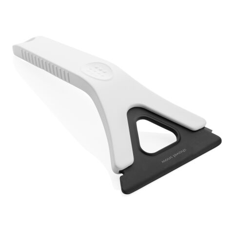 Polard 3-in-1-Eiskratzer aus RCS recyceltem Kunststoff weiß | ohne Werbeanbringung | Nicht verfügbar | Nicht verfügbar