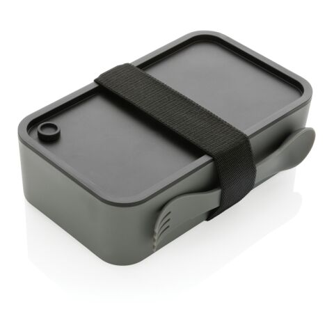 GRS RPP Lunchbox mit Göffel grau | ohne Werbeanbringung | Nicht verfügbar | Nicht verfügbar