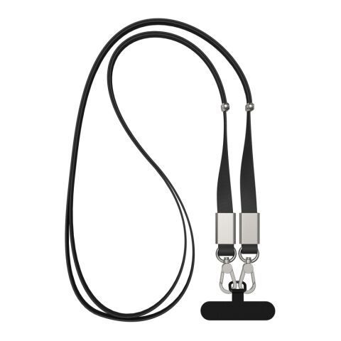 Nivo Crossbody-Handyband aus RCS recyceltem PET schwarz | ohne Werbeanbringung | Nicht verfügbar | Nicht verfügbar