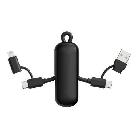 Urban Vitamin Dublin 100W 4-in-1-Kabel am Schlüsselanhänger schwarz