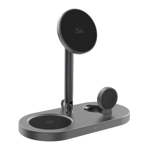 Quantum Ultra-Fast RCS 25W magnetischer Desk-Charger grau-schwarz | ohne Werbeanbringung | Nicht verfügbar | Nicht verfügbar