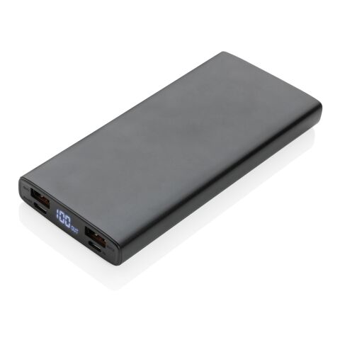 18W PD Powerbank mit 10.000 mAh aus Aluminium schwarz | ohne Werbeanbringung | Nicht verfügbar | Nicht verfügbar
