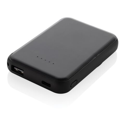 Stellar 5.000mAh 5W magnetische Powerbank aus RCS rec. ABS schwarz