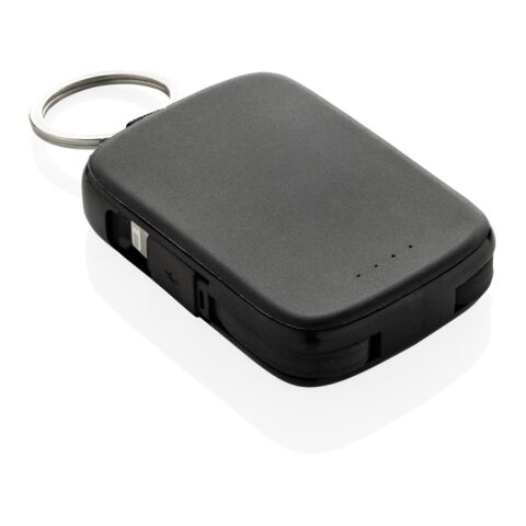Nexo RCS Key-Chain-Powerbank 2.000mAh mit integr. Kabeln schwarz | ohne Werbeanbringung | Nicht verfügbar | Nicht verfügbar
