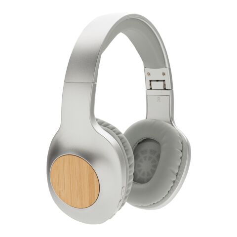 Dakota Bambus kabelloser Kopfhörer grau-grau | ohne Werbeanbringung | Nicht verfügbar | Nicht verfügbar