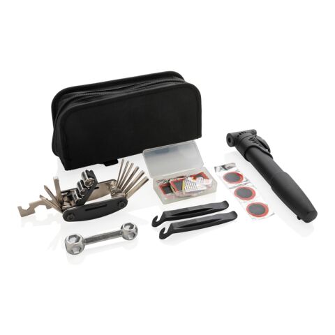 17-tlg. Fahrradreparatur-Set schwarz | ohne Werbeanbringung | Nicht verfügbar | Nicht verfügbar