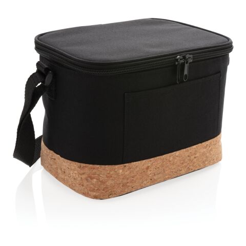 Two-Tone Kühltasche mit Korkdetails schwarz | ohne Werbeanbringung | Nicht verfügbar | Nicht verfügbar | Nicht verfügbar