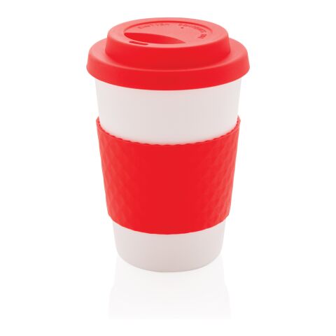 Wiederverwendbarer Kaffeebecher 270ml rot | ohne Werbeanbringung | Nicht verfügbar | Nicht verfügbar | Nicht verfügbar