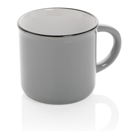 Vintage Keramiktasse grau | ohne Werbeanbringung | Nicht verfügbar | Nicht verfügbar