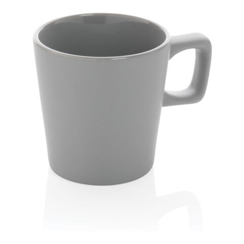 Moderne Keramik Kaffeetasse grau | ohne Werbeanbringung | Nicht verfügbar | Nicht verfügbar