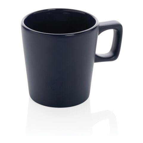 Moderne Keramik Kaffeetasse blau | ohne Werbeanbringung | Nicht verfügbar | Nicht verfügbar