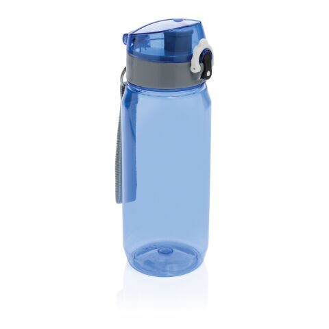 Yide RCS rPET verschließbare Wasserflasche 600ml blau | ohne Werbeanbringung | Nicht verfügbar | Nicht verfügbar
