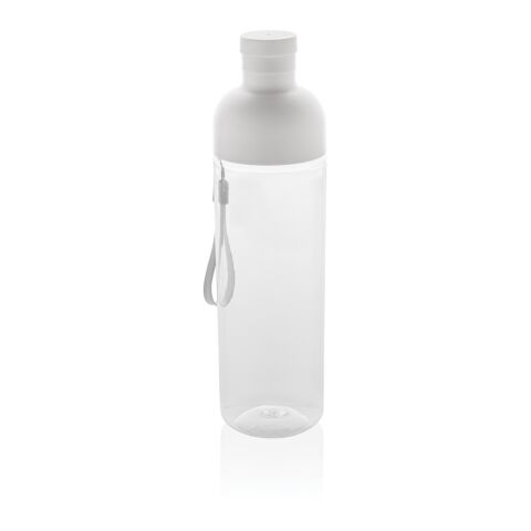 Impact auslaufsichere Wasserflasche aus RCS recyc. PET 600ml weiß | ohne Werbeanbringung | Nicht verfügbar | Nicht verfügbar