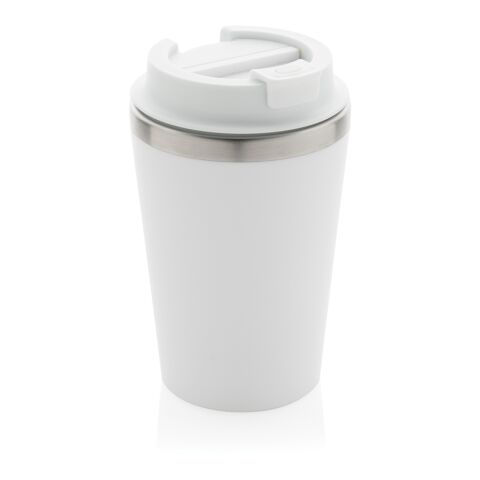 Java 350ml doppelwandiger Becher aus RCS recyceltem PP weiss | ohne Werbeanbringung | Nicht verfügbar | Nicht verfügbar
