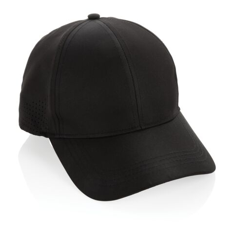 Impact AWARE™ rPET 6-Panel-Sportkappe schwarz | ohne Werbeanbringung | Nicht verfügbar | Nicht verfügbar | Nicht verfügbar