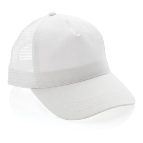 Impact AWARE™ 190gr Brushed rCotton 5 Panel Trucker-Cap weiß | ohne Werbeanbringung | Nicht verfügbar | Nicht verfügbar | Nicht verfügbar