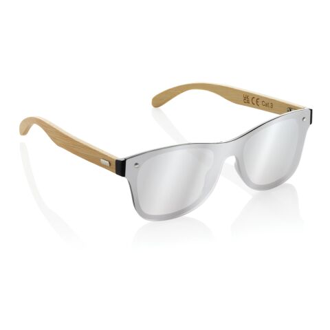 Prism Sonnenbrille aus RCS rec. Kunststoff mit Bambusbügeln braun | ohne Werbeanbringung | Nicht verfügbar | Nicht verfügbar