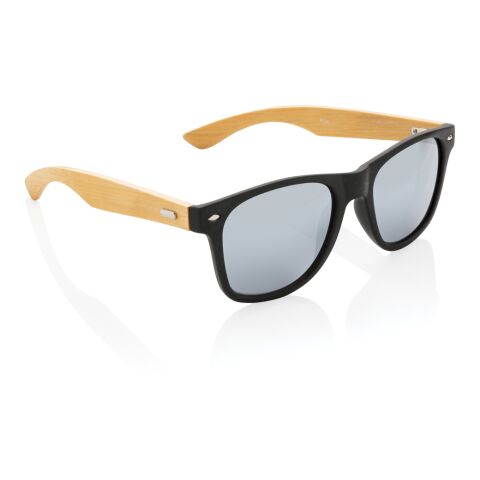 Sonnenbrille aus FSC®-Bambus und RCS recyceltem Kunststoff schwarz | ohne Werbeanbringung | Nicht verfügbar | Nicht verfügbar