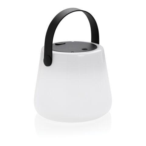 SolarGlow Außenleuchte aus RCS rec. Kunststoff mit USB-Lampe weiß | ohne Werbeanbringung | Nicht verfügbar | Nicht verfügbar