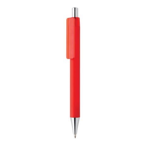 X8 Stift mit Smooth-Touch rot | ohne Werbeanbringung | Nicht verfügbar | Nicht verfügbar