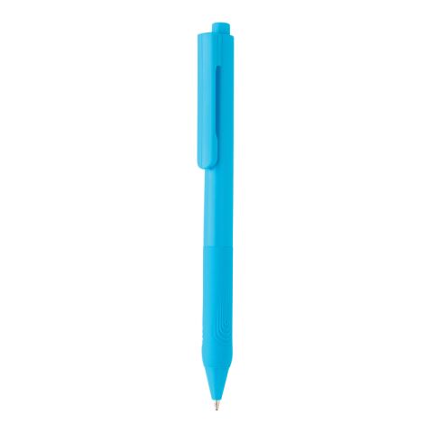 X9 Solid-Stift mit Silikongriff blau | ohne Werbeanbringung | Nicht verfügbar | Nicht verfügbar