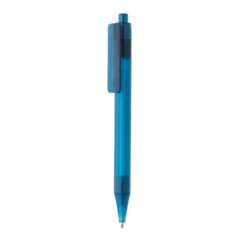 GRS rPET X8 transparenter Stift blau | ohne Werbeanbringung | Nicht verfügbar | Nicht verfügbar