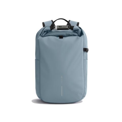Urban wasserabweisender Anti-Diebstahl Rucksack blau-schwarz
