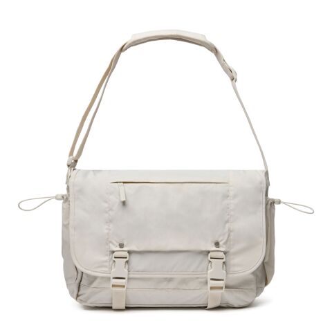 KENTO URBAN 15,6" Messenger aus RCS recyceltem Nylon beige | ohne Werbeanbringung | Nicht verfügbar | Nicht verfügbar | Nicht verfügbar
